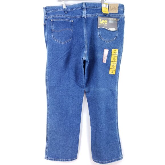 Lee Regular Fit Jeans Men's Size 46x32 Pepper Wash Stretch - Picture 1 of 10